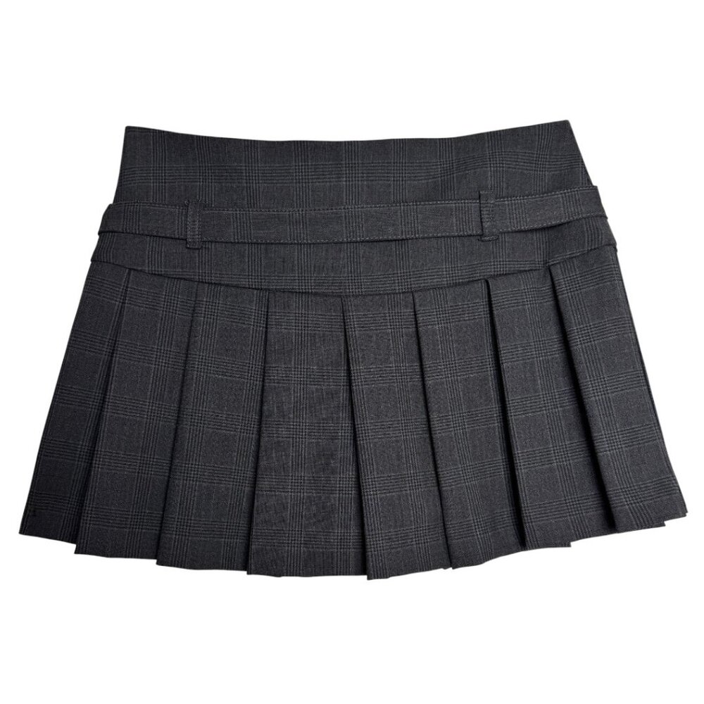 ZARA Y2K 90's PLEATED MINI SKORT DARK ACADEMIA OLD MONEY PREPPY CLASSIC XS - Picture 3 of 5
